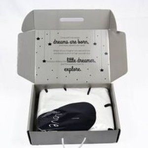 Luv Bug Little Dreamer Waterproof Crib Sheet (Heart) in box